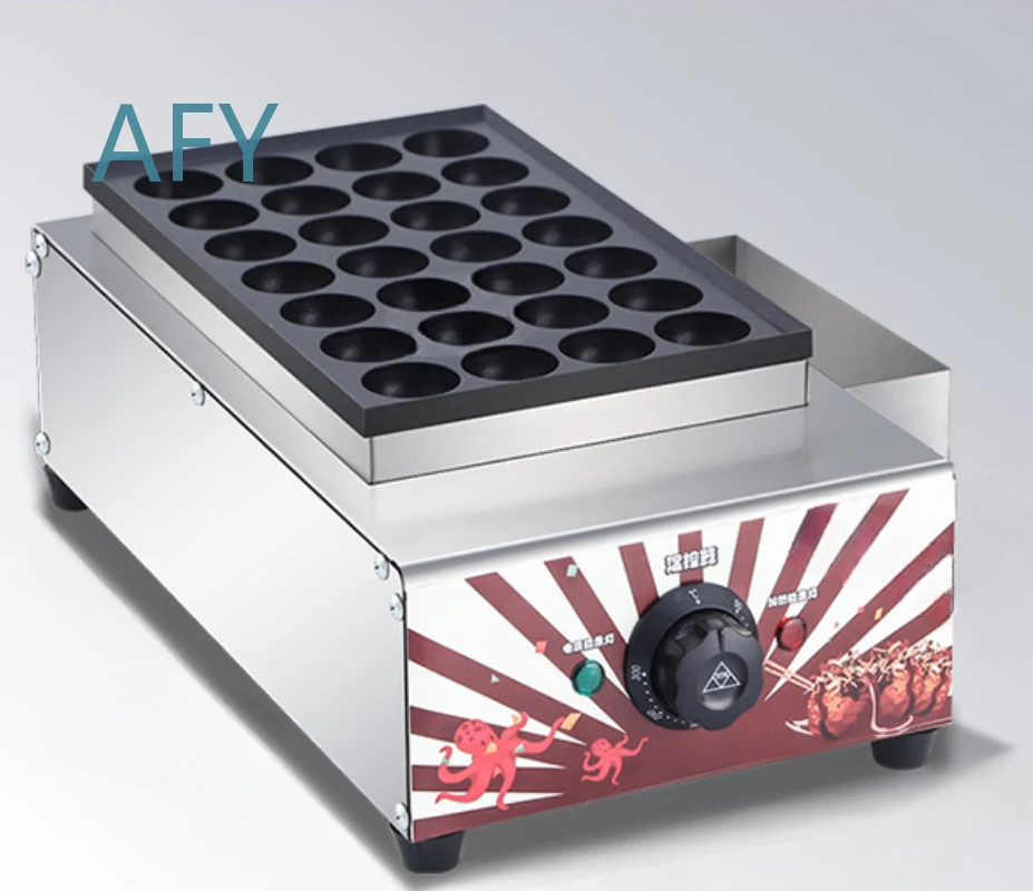 220V Commercial Electric Takoyaki Maker Grill for Octopus Ball Machine Nonstick Snack Cooker Baking Appliance Food Prep