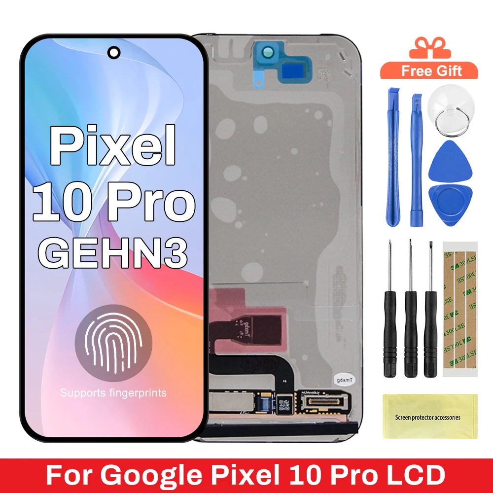 High Quality 6.3'' AMOLED For Google Pixel 10 Pro LCD Display Touch Screen GEHN3 G4QUR GN4F5 Replacement parts