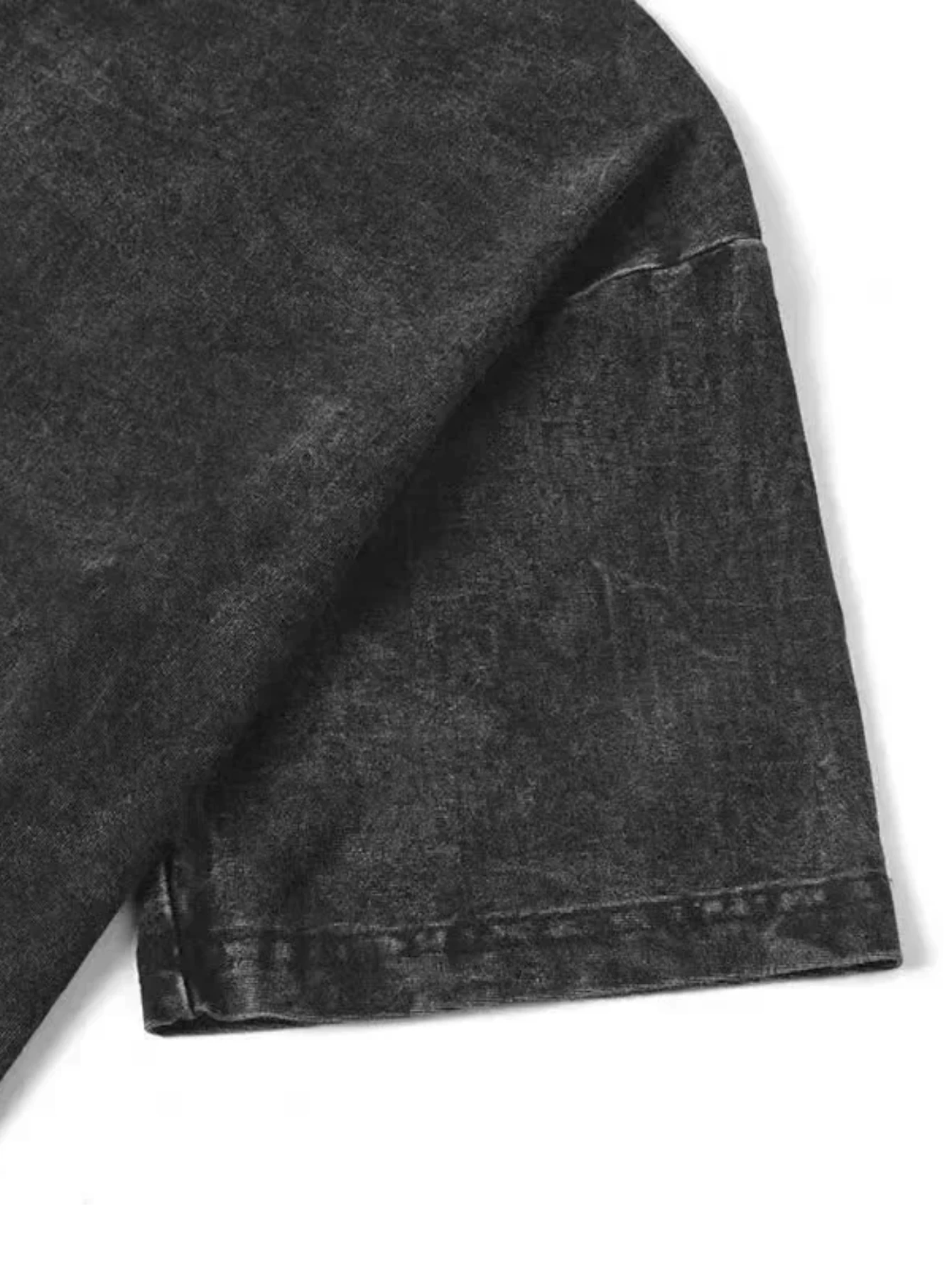 Lovely woman Black Washed Round-Neck T-Shirt Comfortable Loose Fit Perfect for Men Women this Winter Christmas