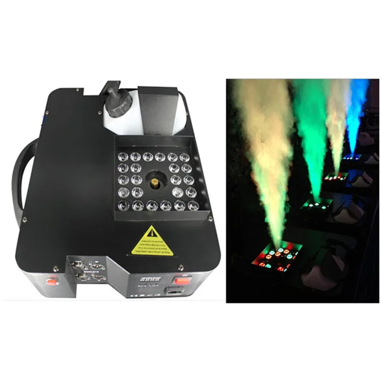 

High Power DMX LED Fog Machine DJ Stage 1500w Smoke Machine 24x3W Professional Fogger For Disco Music Party Wedding