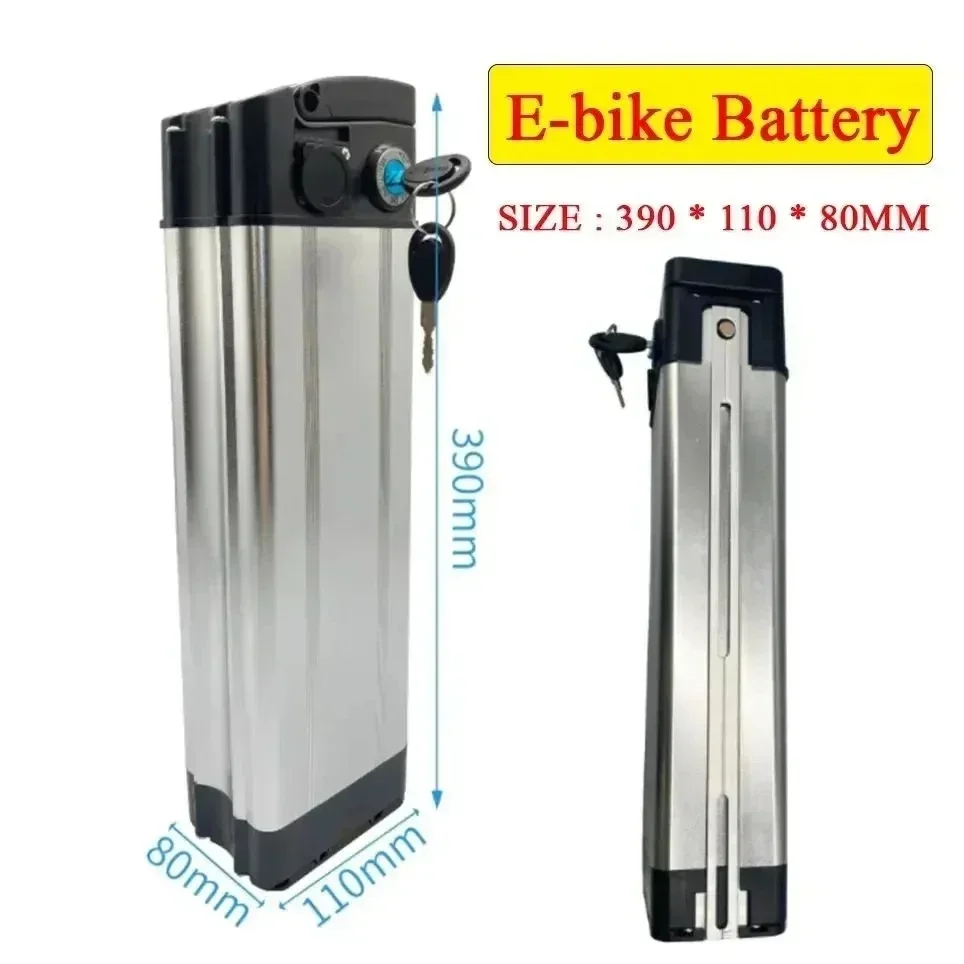 New ultra-low price 18650 52V 100AH Silver Fish Lithium Battery Pack Battery Akku 500W Rechargeable Battery+Charger