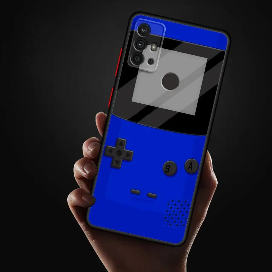 عودة غطاء الهاتف حقيبة لهاتف سامسونج غالاكسي A36 A21s A25 A26 A34 A52 A56 A35 A33 A24 A53 A54 A73 الأصفر لعبة وحدة التحكم