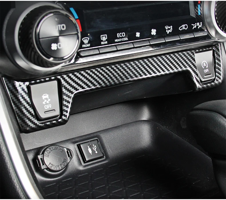 Für Toyota RAV4 2019 2020 2021 2022 2023 2024 2025 RAV 4 XA50 Hybrid ABS Auto Mittelkonsole Sitzheizung Knopf Zierblende Aufkleber – Detail 8