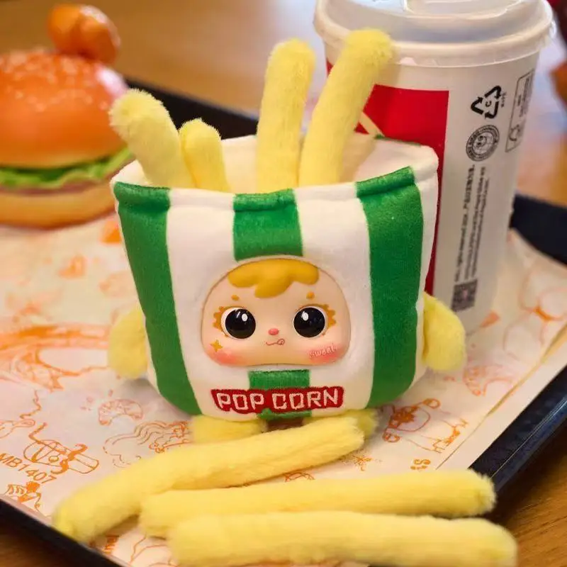 

Samuel Fried Shrimp Series Plush Blind Box Trendy Play Toy Pendant Cute Backpack Decoration Keychain for bags Surprise Doll Gift