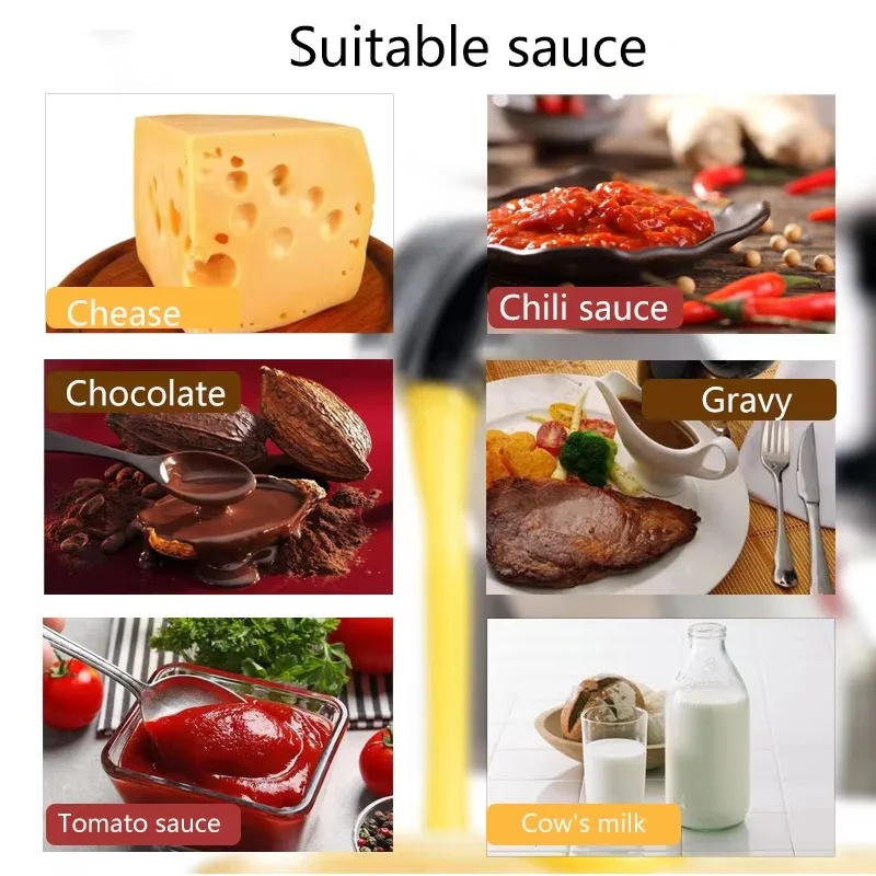 상업용 소스 병 워머 초콜릿 치즈 소스 워머 전기 핫 소스 병 히터