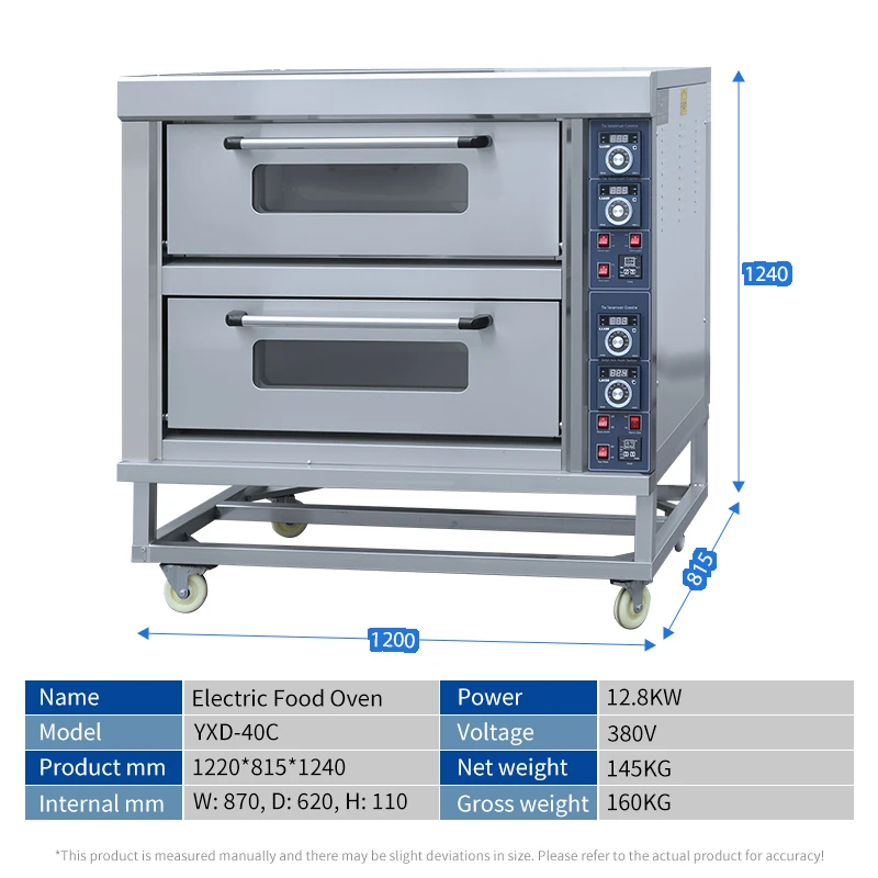 Commercial baking equipment, electric pizza ovens, bread ovens, and a full range of baguette ovens for homes and restaurants