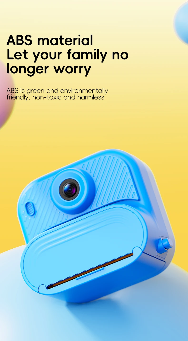 DIY Instant Print Kamera 48MP Kleinkind Kamera Instantanea 1080P HD Kinder Kamera Alter 3-12 Spielzeug Kameras Weihnachtsgeschenke für Kinder – Detail 5
