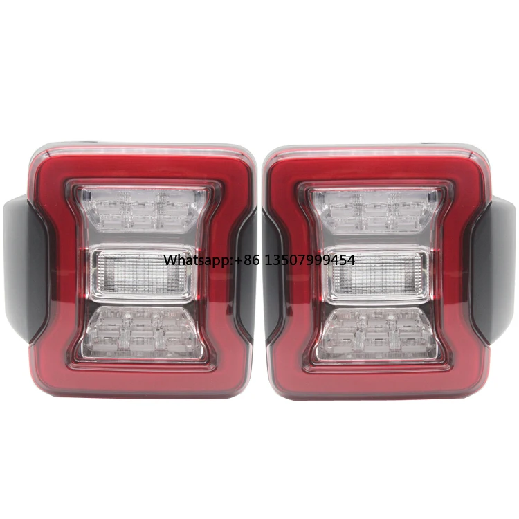 

LED Tail Light Turn Signal Rear Brake Lamp Full Function LED Taillamp for Jeep Wrangler JK 2007-2017