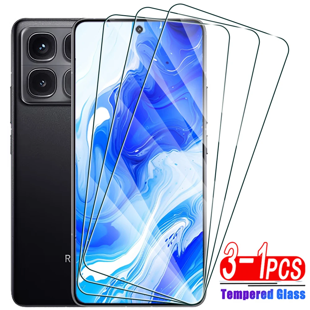 3-1Pcs Full Cover Tempered Glass For Redmi K20 K30 K40 K50 K60 K70 Pro Screen Protector For Redmi K70E Glass Film