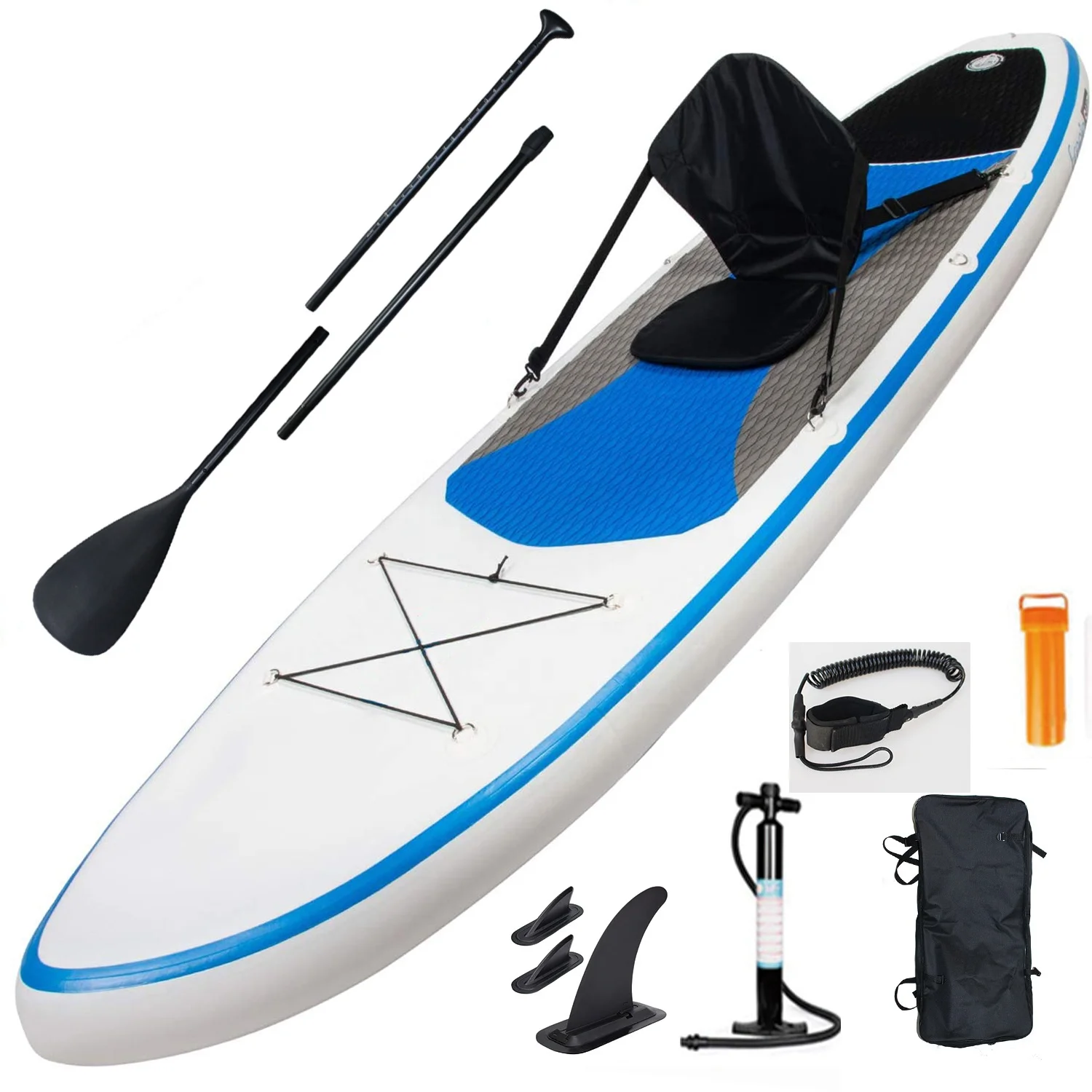 Air Sup Double Chamber Weihai Inflatable Soft Top Air Inflate Sup Paddle Board With Fins Double Chamber Sup Board