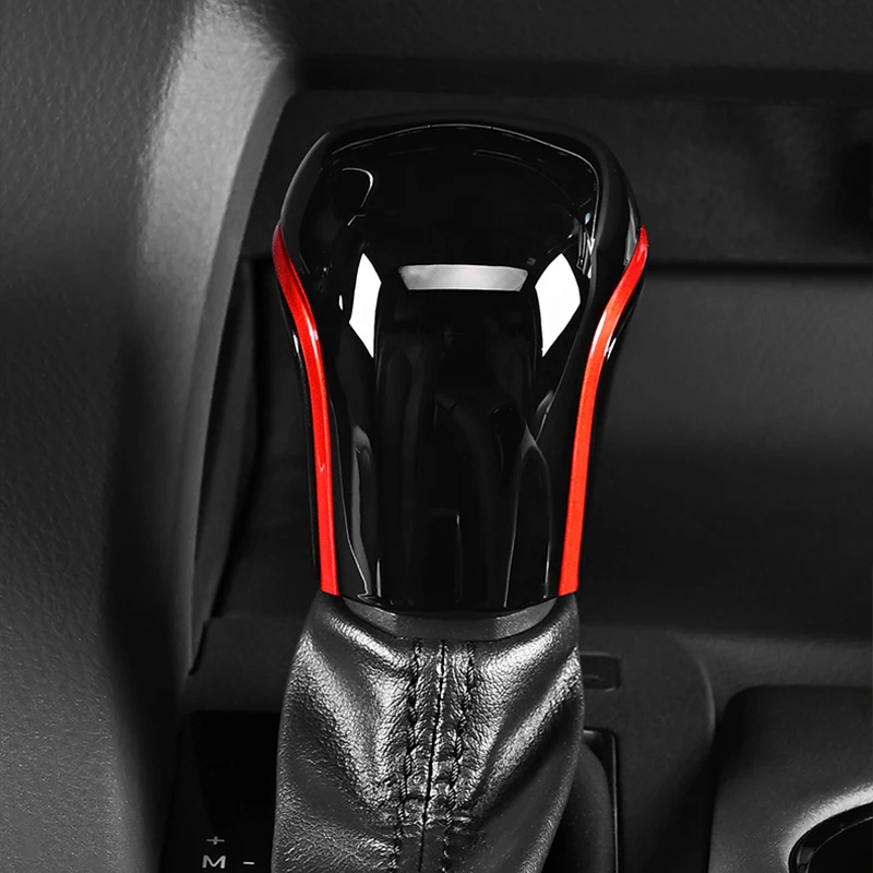 For Toyota Corolla 2019-2024 Camry 2018-2023 Carbon Fiber Car Gear Shift Knob Cover Lever Stick Head Car Accessories Trim
