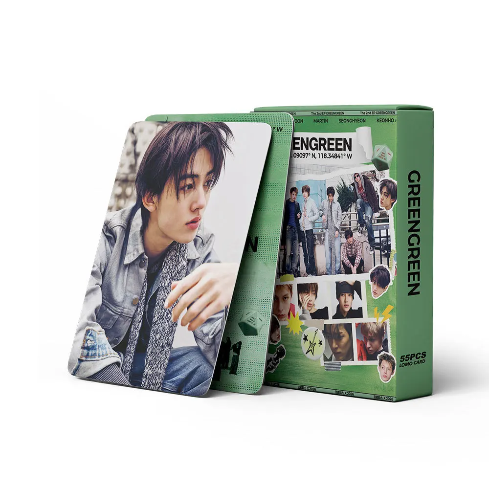 

55 шт. Kpop Idol Boy CORTIS Мини-альбом REDRED Lomo-карточки MARTIN JAMES JUHOON HD фотокарточки SEONGHYEON KEONHO Подарок для фанатов