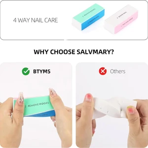 LULAA-Professional كتلة تلميع الأظافر ، أداة مانيكير وباديكير ، لوح صنفرة ، رعاية فن الأظافر ، عازلة التلميع ، ملفات الصنفرة ، 4 طرق ، 5 قطع أفضل 10 مبيعات ورق صنفرة باركسايد - رقم 3