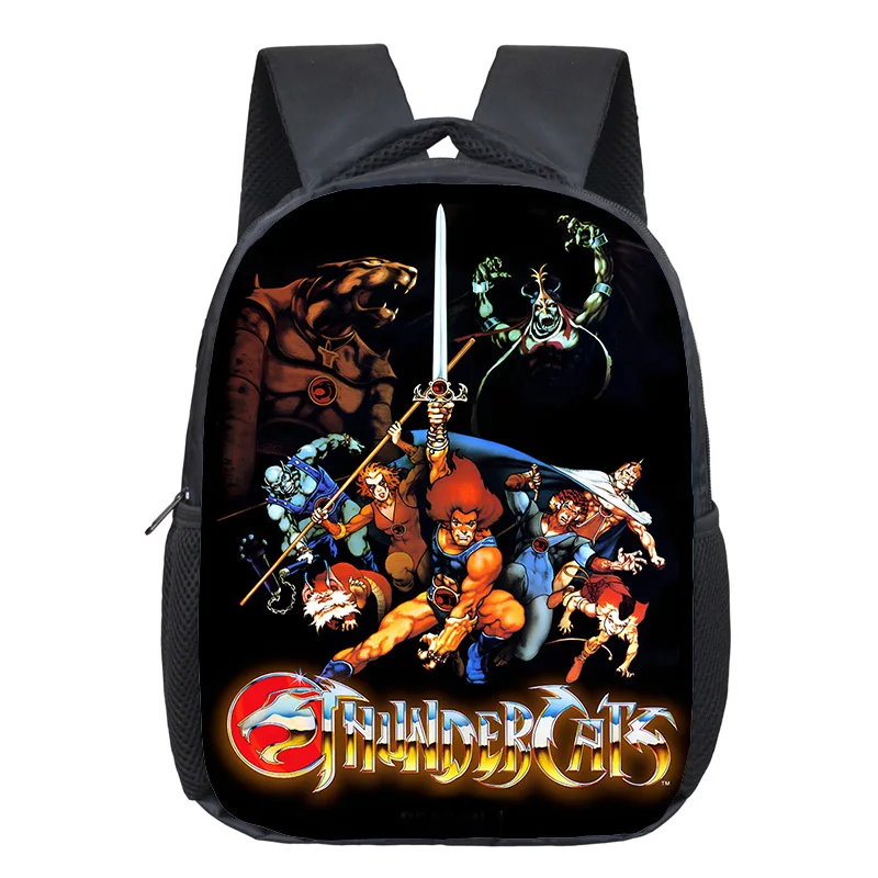 

ThunderCats 12inch Student Mochila Backpacks Kindergarten Bookbag Fashion Kid Schoolbag Travel Casual Rucksack Dual-shoulder Bag