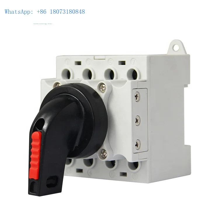 Solar PV DC Disconnector Switch 3 Phase Electrical Main Switch