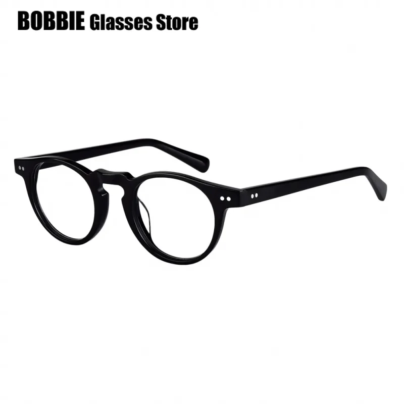 

Eyeglasses Men Small Round Vintage Acetate Glasses Frame Women Eyewear Transparent Myopia Reading Prescription Spectacles Gafas