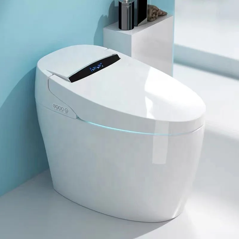 

Automatic Ceramic Self Cleaning Bathroom Intelligent Toilet Sanitary Ware Commodes WC Smart Bidet Toilet