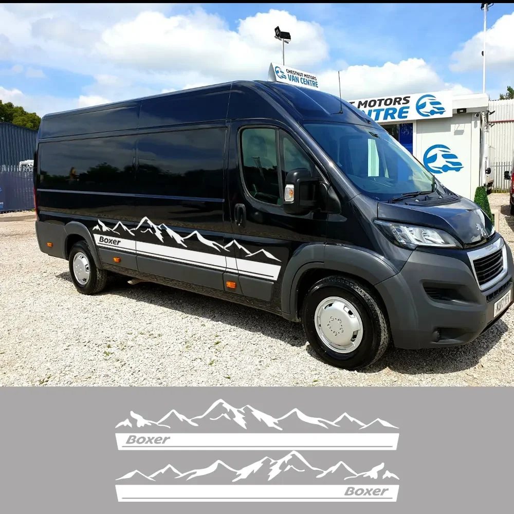 Car Stickers For Boxer III 3 Camper Van Decor Motorhome Graphics Mountain Style Kit Vinyl Decal Auto Tuning Accessories
