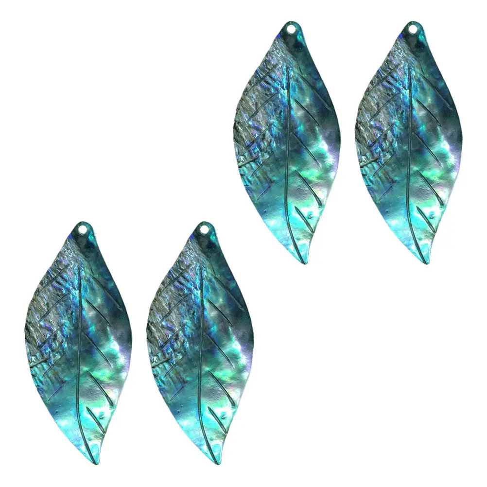 

Набор из 4 шт. высококачественных подвесок-листьев для изготовления украшений, DIY-поделок, для ожерелий, браслетов, серег, декоративных аксессуаров