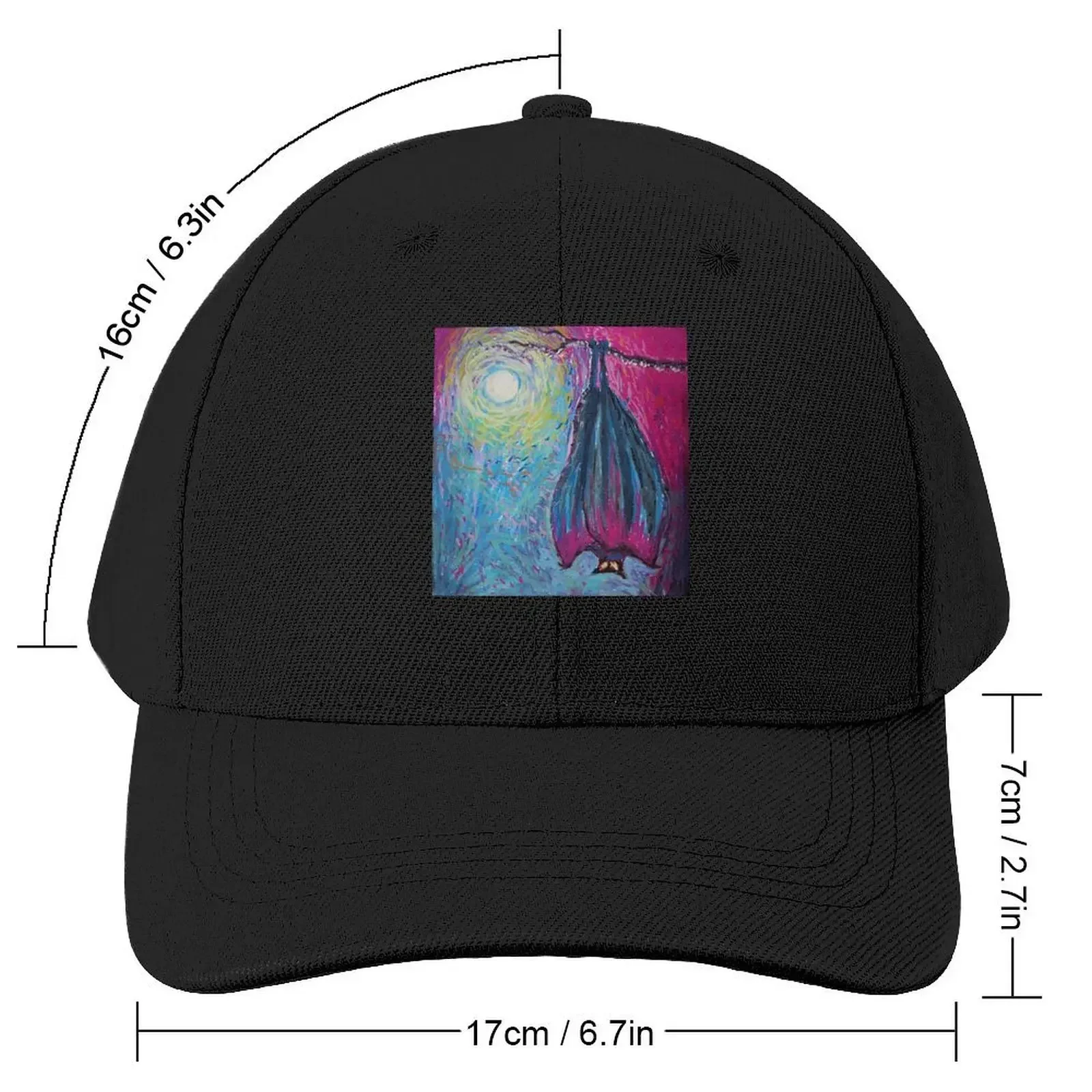 Batzilla - The Colors of the Night by Jonell Vincent PiedadCap Baseball Cap cute Winter hat Woman Hats Men's