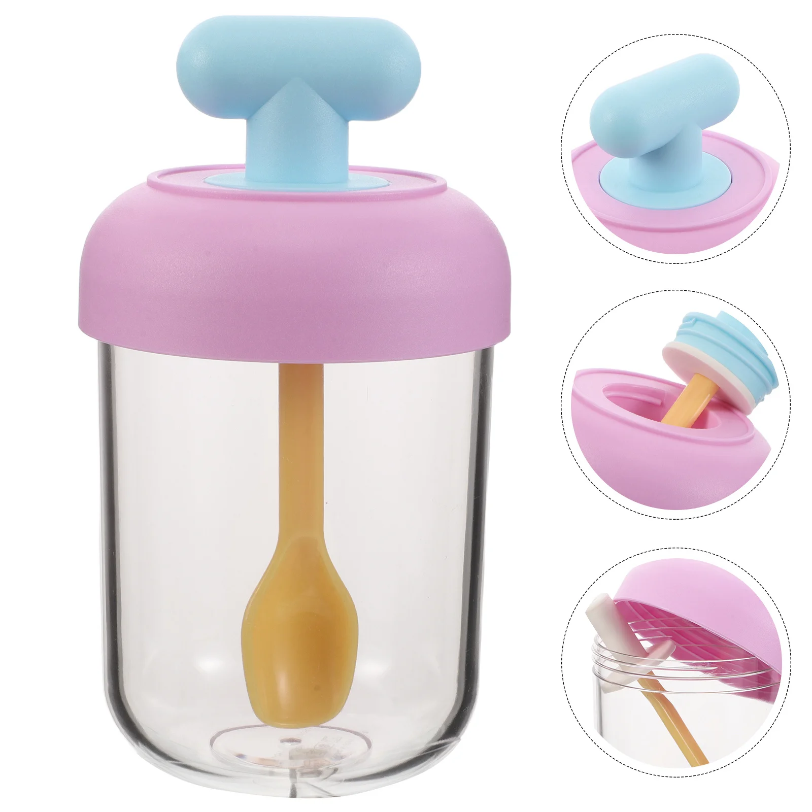 

Portable Double Layer Salad Shaker Bowl Leakproof Food Jar For Yogurt Fruit Breakfast Cereal Soup Travel Container Reusable
