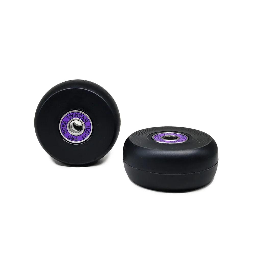 Patines en línea agresivos, rueda blanca de 57mm y 24mm de espesor, para patinaje sobre ruedas, 90A, Rodas Duro ILQ11 608, 8 unidades