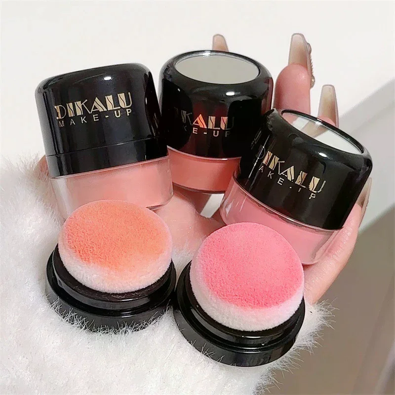 DIKALU Soft Face Blusher Powder Cheek Rouge Nourishing Nude Makeup Oil Control Brightening Complexion Repair Makeup Cosmetics