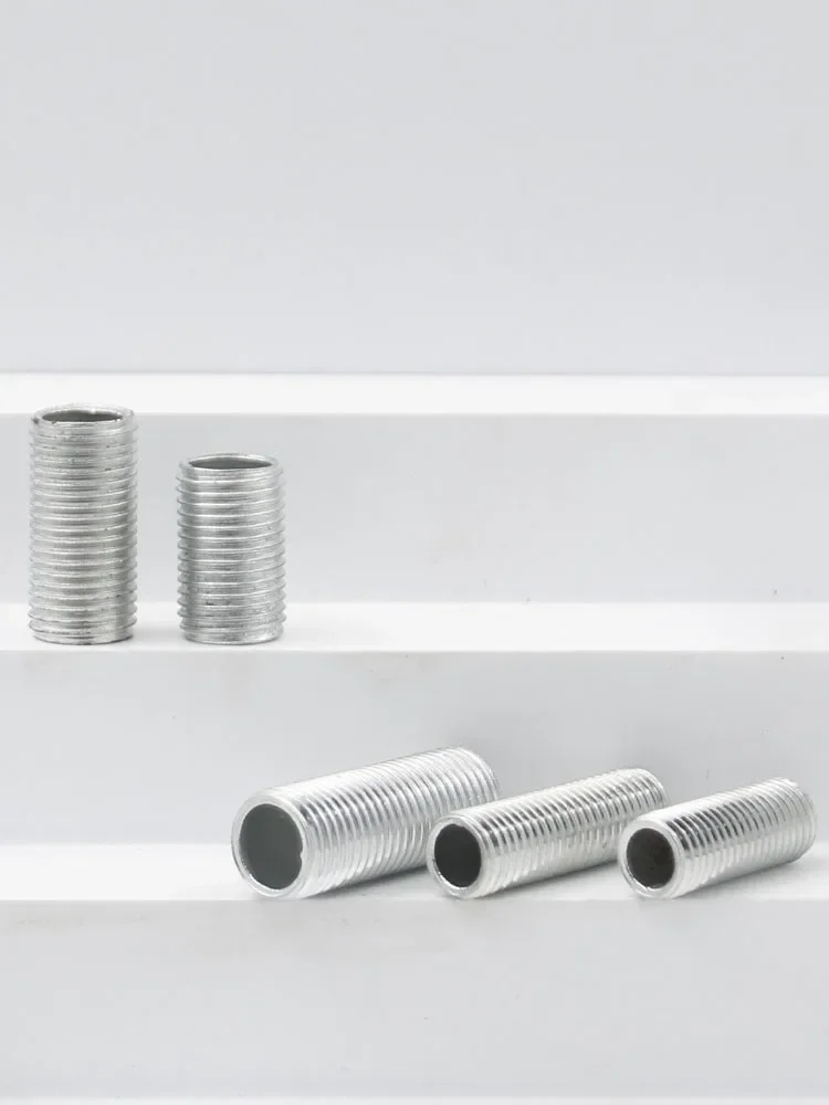 M6 M8 M10 M12 Hollow Full Thread Tube Screws Fine Standard Pitch External Rod Track Light Conduit Galvanized Anti-Rust Material