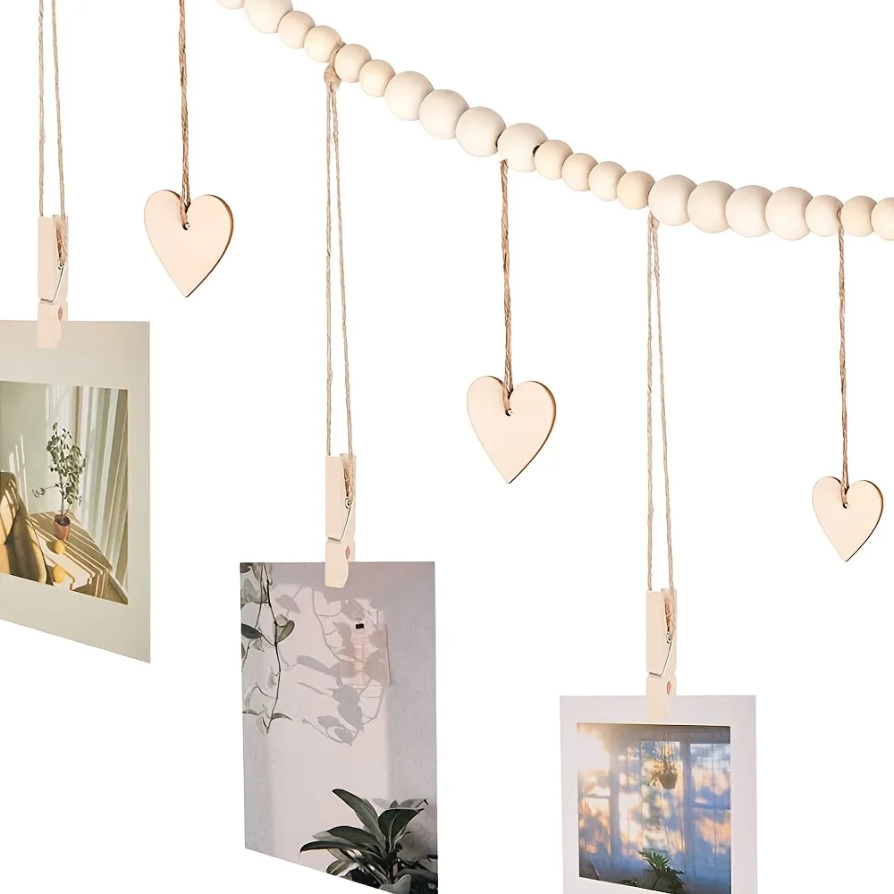 Hanging Photo Display Wall Dec - Engraved Wood Frame recension och pris
