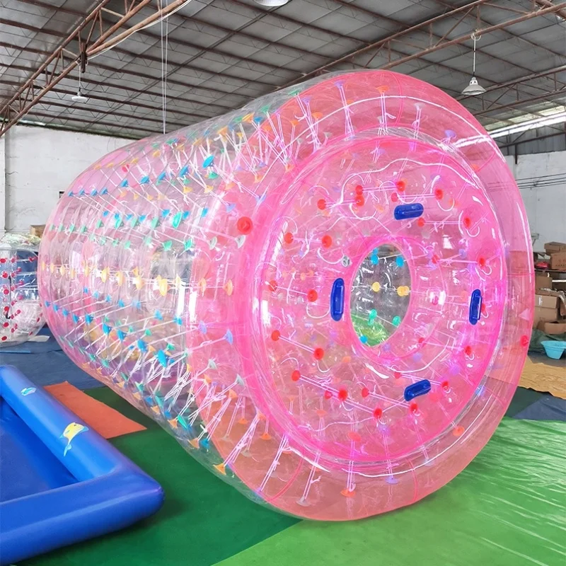 ลูกกลิ้งน้ําทําให้พอง 2.4x2.2m มนุษย์หนูแฮมสเตอร์ Zorb Ball Water Wlaking Ball มาพร้อมกับปั๊ม