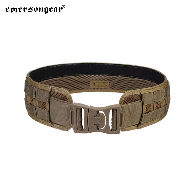 Emersongear MOLLE Load Bearing Utility Belts Tactical Waistband Emerson Combat Padded Patrol Waist Strap Outdoor Training Nylon