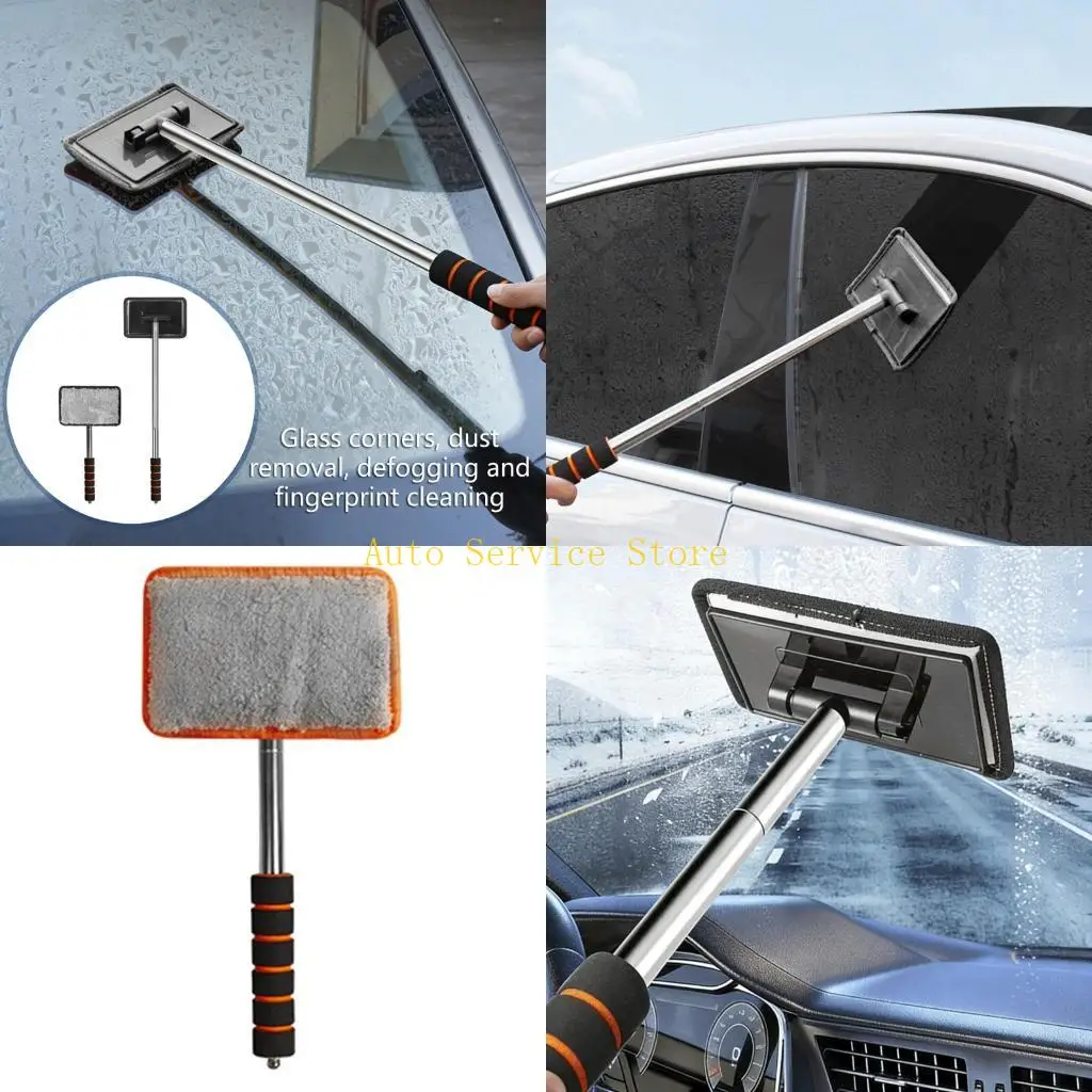 462A Windscreen Cleaner Extendable Scraper Adjustable Auto Glass Cleaner Tool