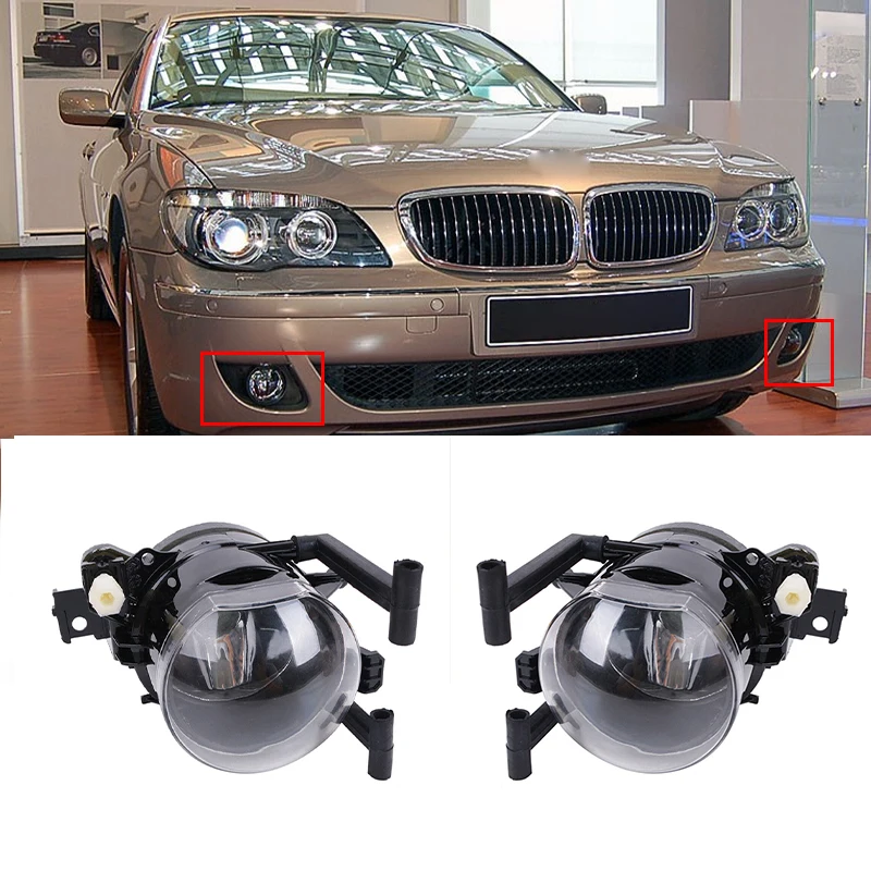 

63176943416 63176943415 Left&Right Fog Lights With Bulb For BMW 2005-2008 7 Series