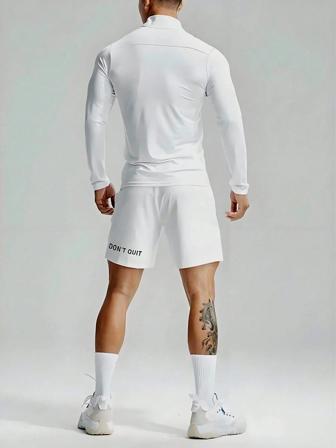 Men's 1/4 Zip Long Sleeve Athletic Shirt Quick Dry Breathable Running Top for Spring Summer Gym Workout image 6