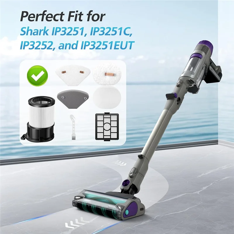 BAAO-Voor Shark IP3251/IP3251C/IP3252/IP3251EUT Stofzuiger Accessoires En Filter Katoen Basisstation Filter Vervanging Deel