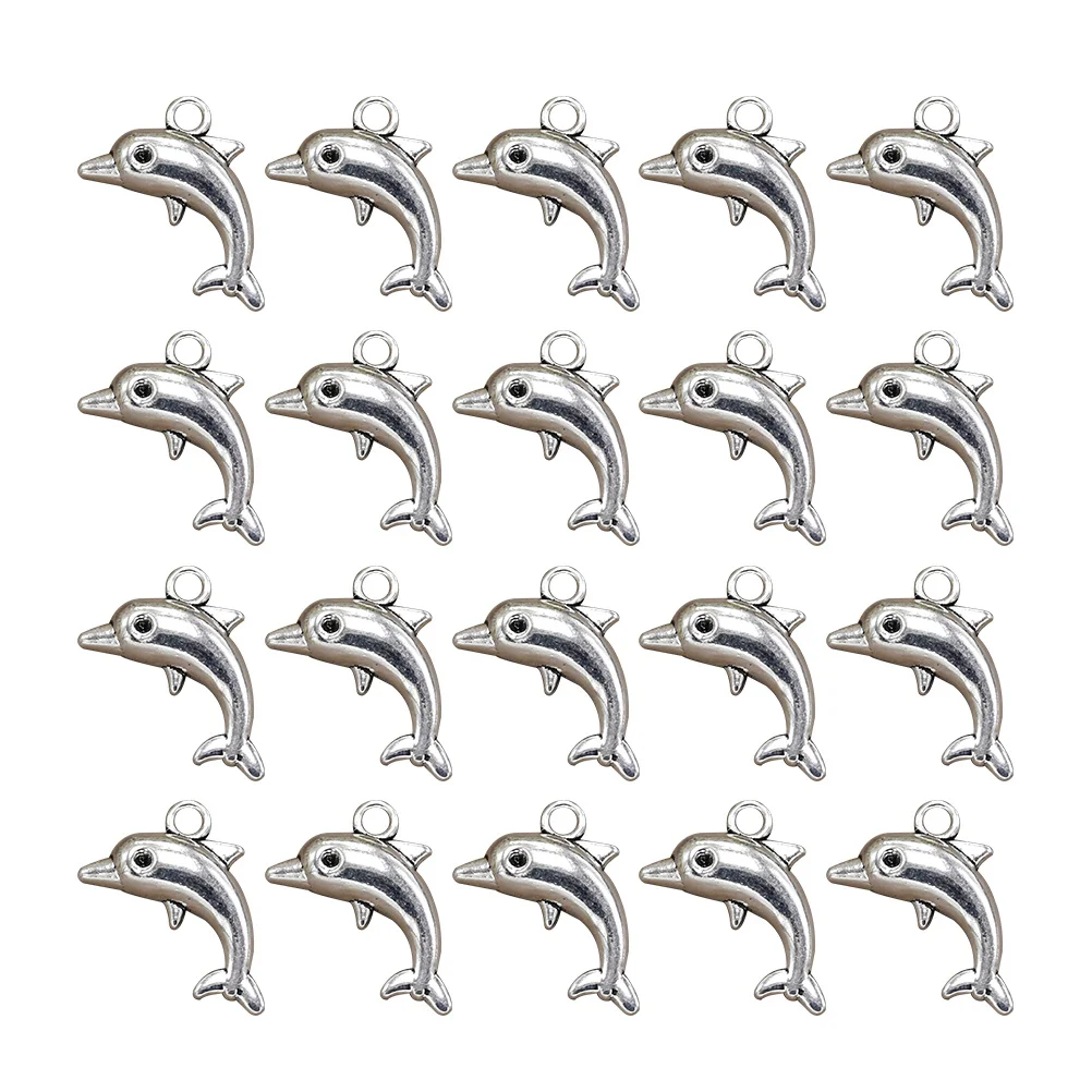 20개 합금 펜던트 참 심플 스타일리시 DIY 목걸이 팔찌 열쇠고리 액세서리 주얼리 제작 용품 합금 펜던트 참