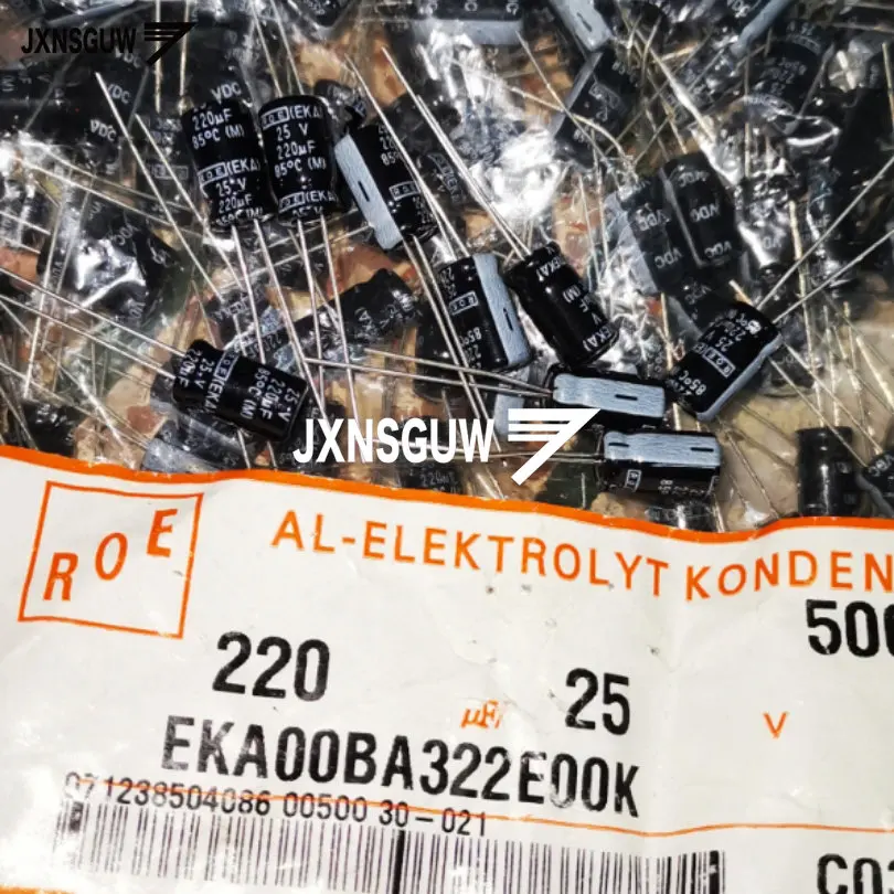 

20PCS ROE EKO 25V 35V 47UF 100UF 220UF Fever Audio Electrolytic Capacitors 25V100UF Aluminum Electrolytic Capacitors 85 degrees