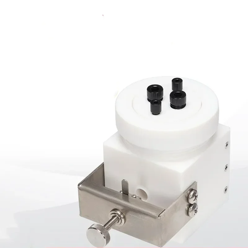 K040-S PTFE Quartz Electrolytic Cell | Spectral Analysis Ready with Detection Port | Electrode-Free Lab Setup