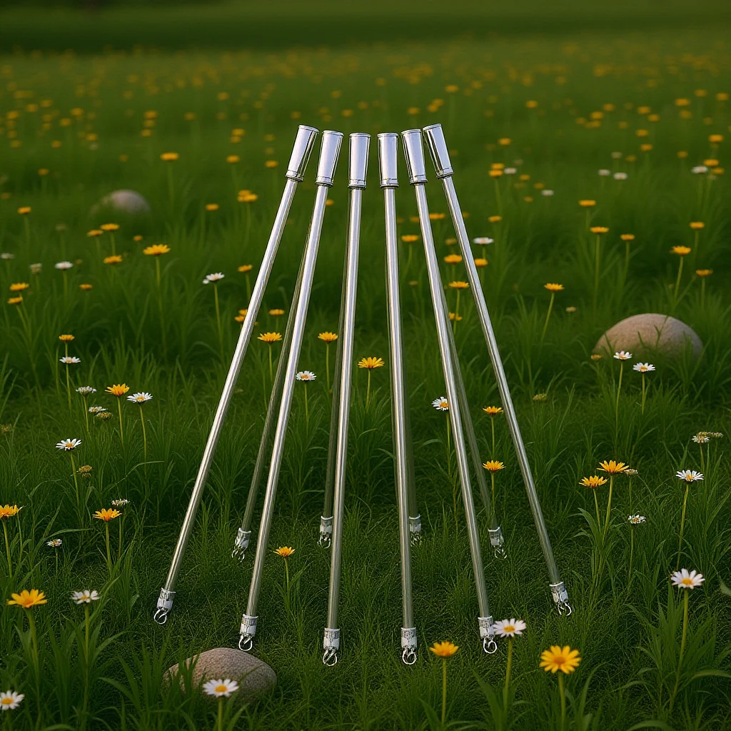 

6Pcs Venetian Blinds Rod Transparent Plastic Lightweight Curtain Pulling Wand Accessory Household Window Blinds Handle