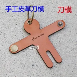 Handmade leather tools art sewing supplies dolls key holders