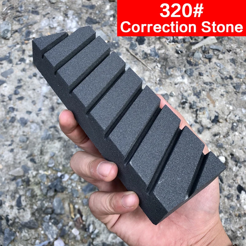 320# Correction Stone Sharpening Warter Whetstone Repair Stone Accessories Tools Kitchen Bar Knife Sharper Horizontal Stripes