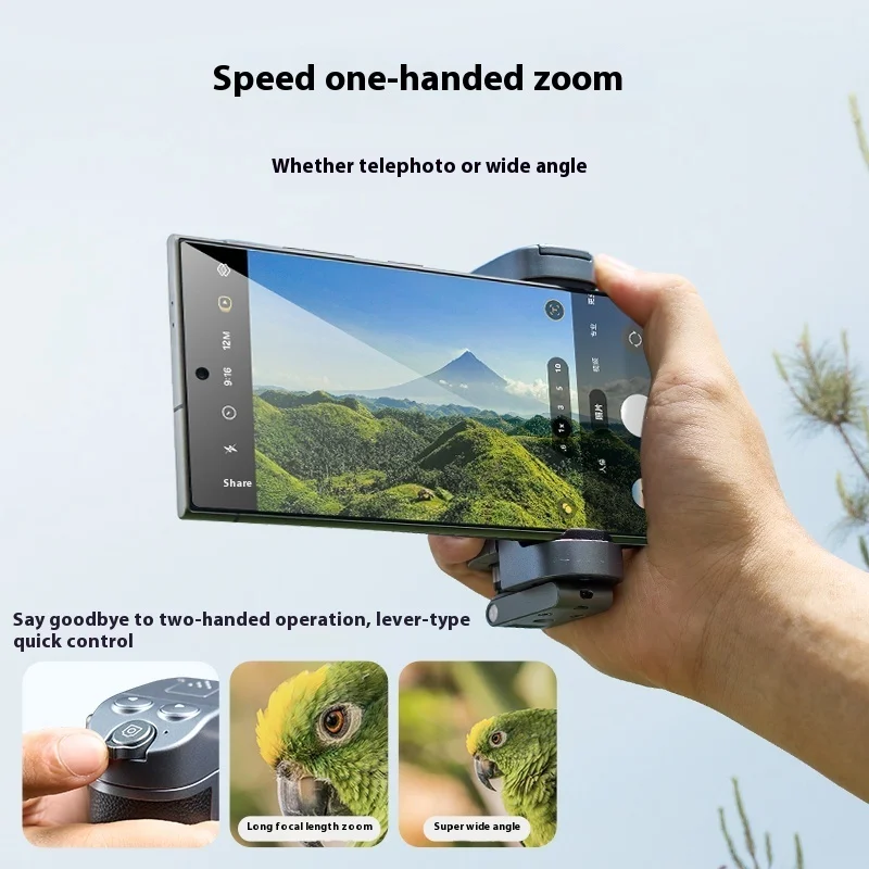 

Telesin Phone Camera Grip Bluetooth Remote Control Selfie Stick Tripod Stand Handle Holder For Gopro Smartphone Compatible Gift