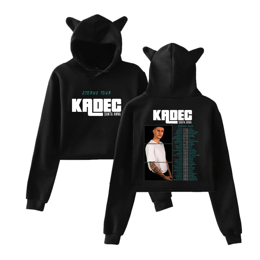 

Kadec Santa Anna Eterno Tour укороченный топ женская толстовка с капюшоном с длинными рукавами
