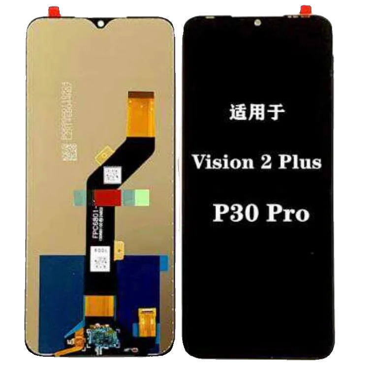 For Itel Vision 2 Plus P37 Pro LCD Display Touch Screen Assembly