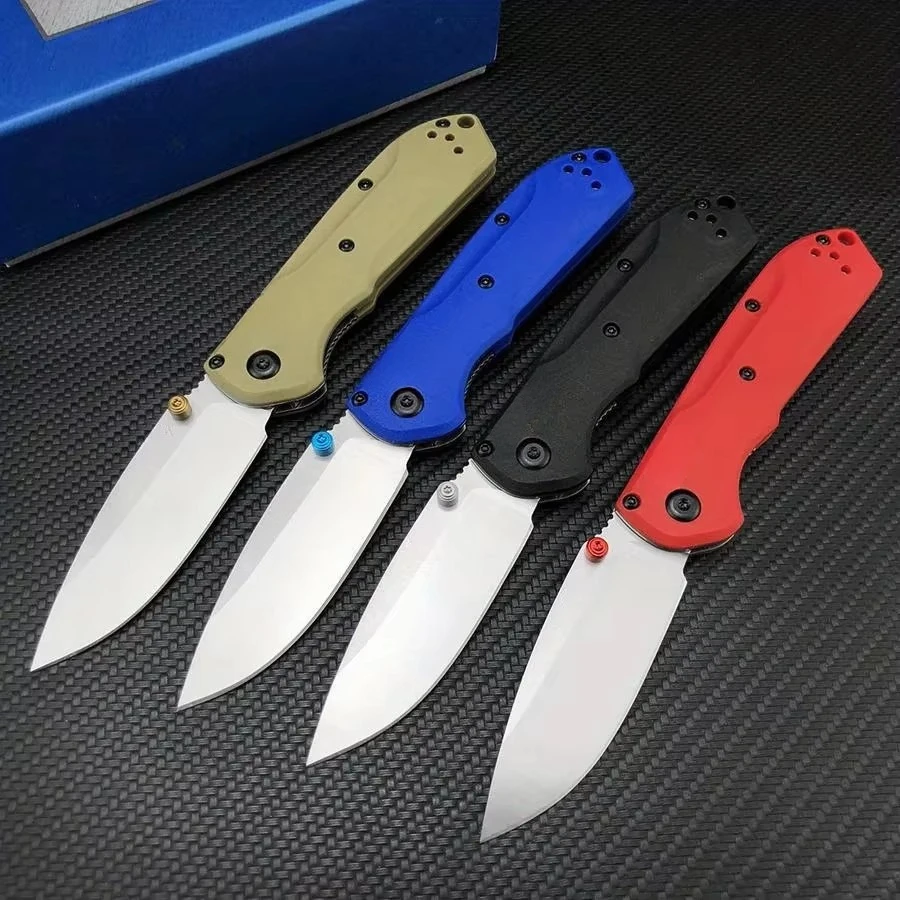 BM 565 Folding Pocket Knives EDC Multi-tool Outdoor Fishing Cutting Kitchen Hunting Camping D2 Blade Nylon Fiber Handles Tools