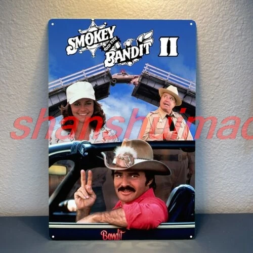 Smokey and the Bandit Movie Metal Poster Tin Sign - 20x30cm Plate sign