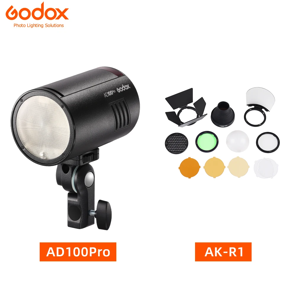 Godox AD100pro 100Ws Outdoor Flash Speedlight 2.4G Wireless X AD100 PRO Pocket Flash For Sony Nikon Canon Fujifilm