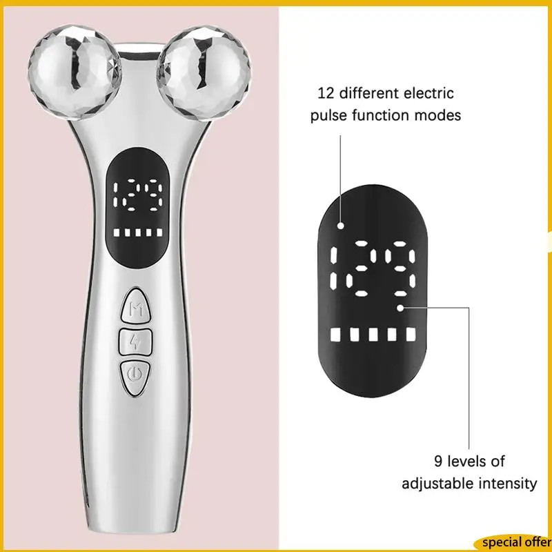 

A61I Facial Beauty Device Electric Facial Slimming Rollor Face Slimming Roller Massager