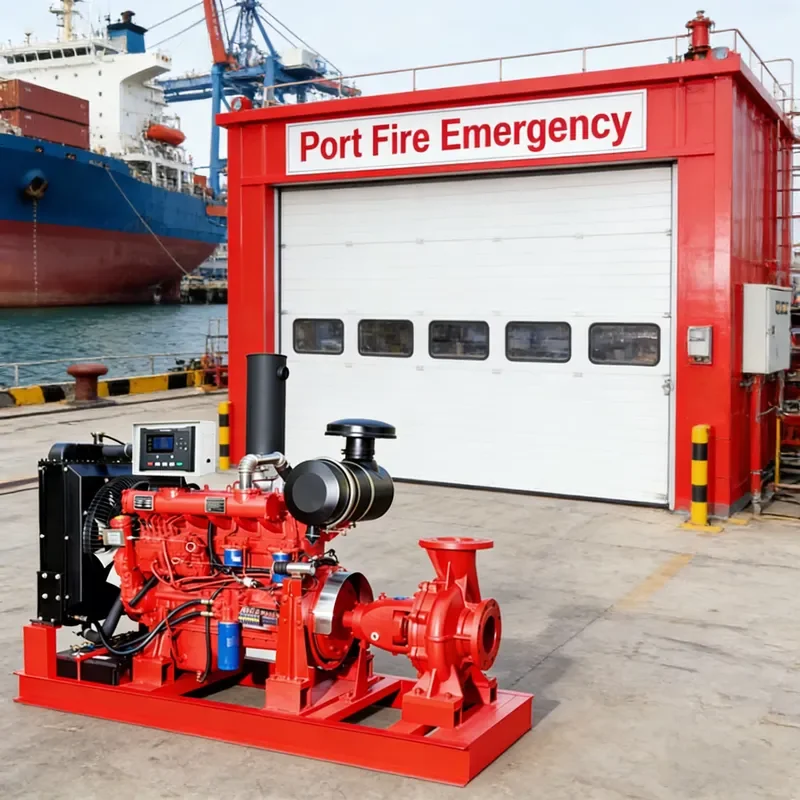 Customizable Cast Iron Fire Pump OEM Factory Direct 2 Years Warranty for Fire Protection Projects