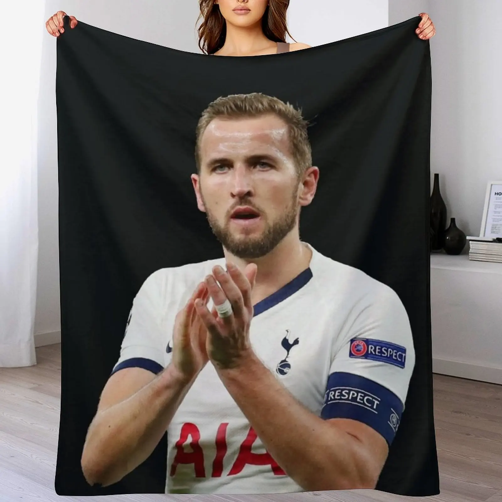

harry kane Throw Blanket Shaggy Furry Soft Blanket for Bedroom Living Room